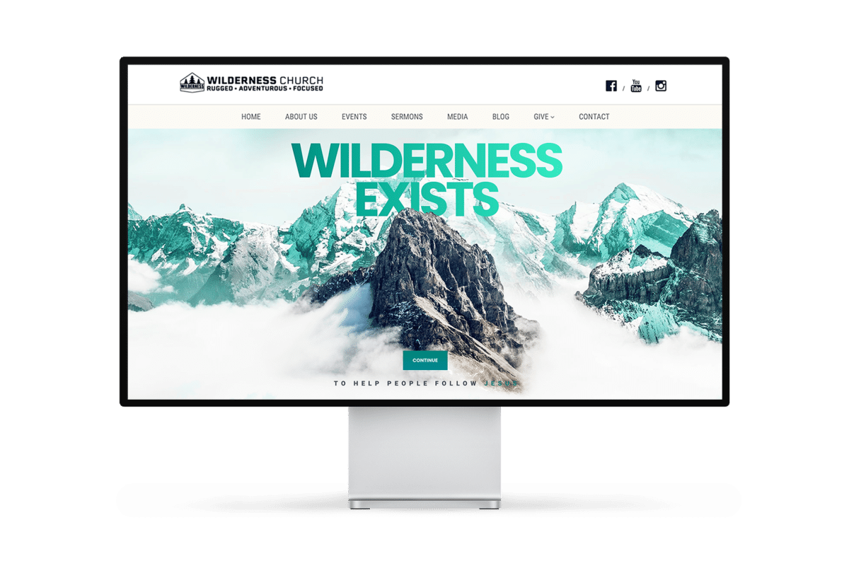 Wilderness Church Website Design